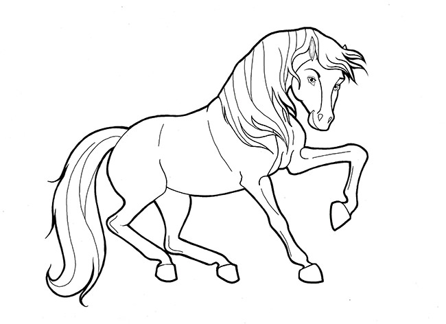 horse template 21