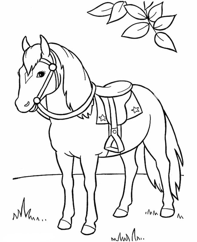 horse template 281