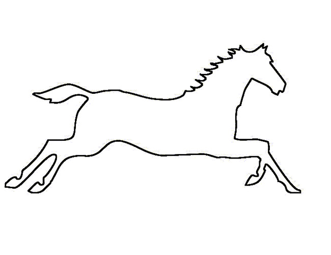 Horse Template - Animal Templates