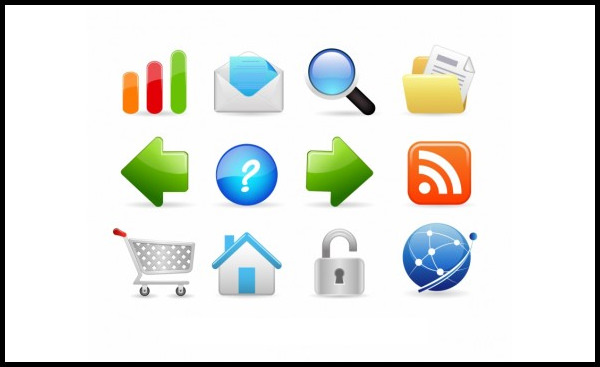 internet and website icons