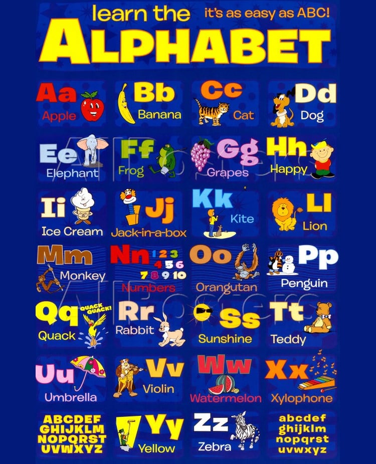 learn the alphabet