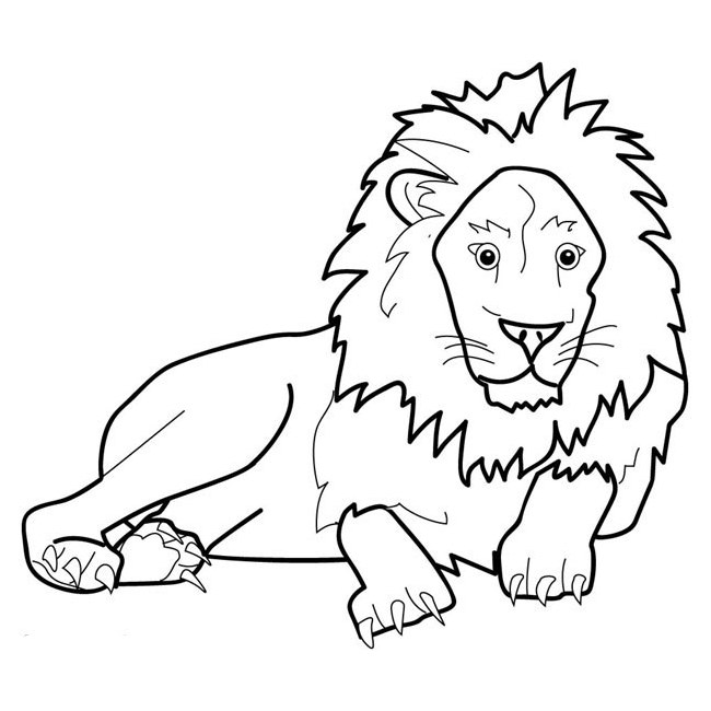 Lion Template - Animal Templates