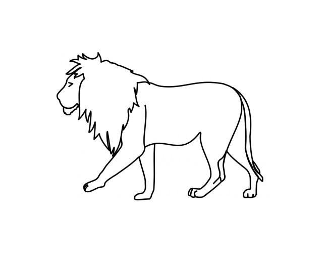 Lion Template - Animal Templates