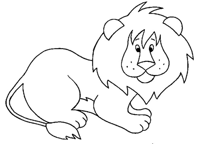 Lion Template - Animal Templates