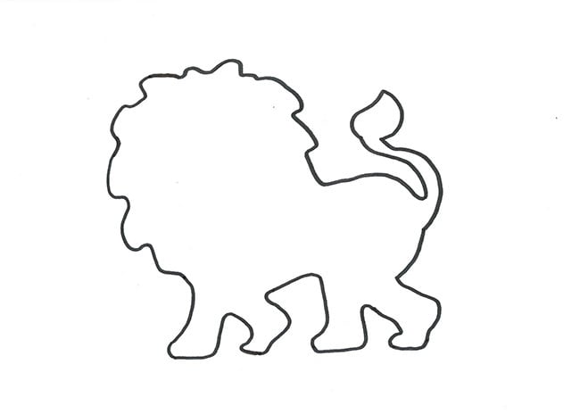 lion-template-46