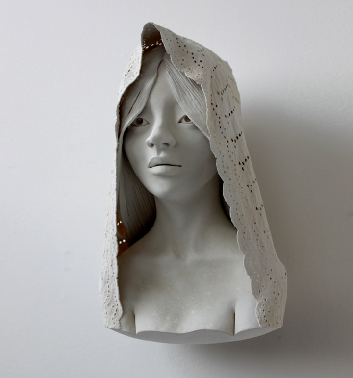 luna ceramic sculpture