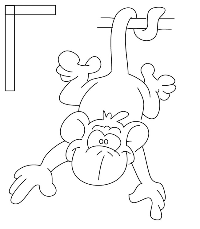 Monkey Template - Animal Templates