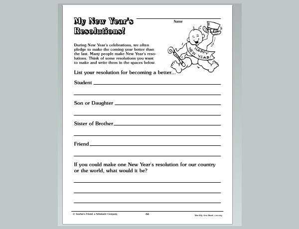 New Year Resolution Template For Students from images.template.net