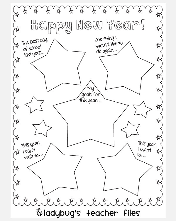 New Year s Resolution Free Printable