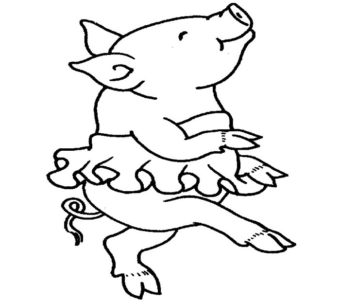 40+ Pig Shape Templates, Crafts And Colouring Pages