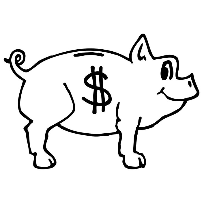 40+ Pig Shape Templates, Crafts And Colouring Pages