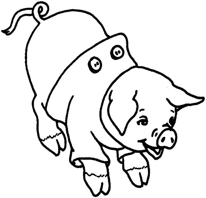 40+ Pig Shape Templates, Crafts And Colouring Pages