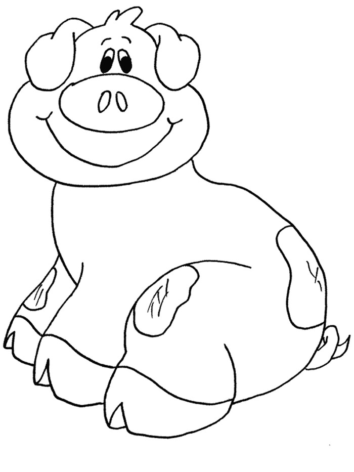 40+ Pig Shape Templates, Crafts And Colouring Pages