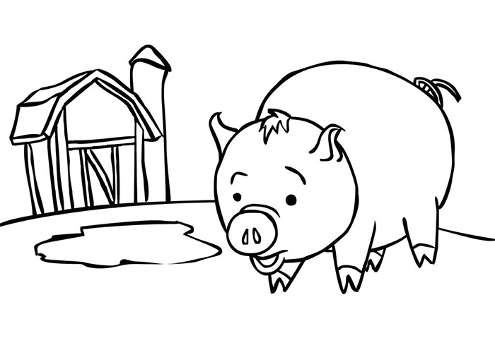 40+ Pig Shape Templates, Crafts And Colouring Pages