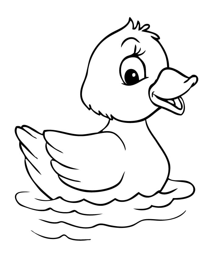 printable duck template