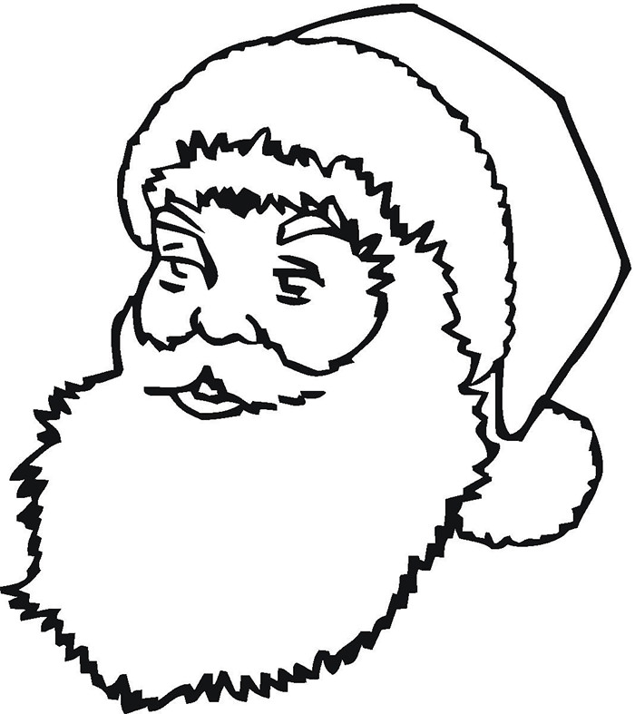 70-best-santa-templates-shapes-crafts-colouring-pages