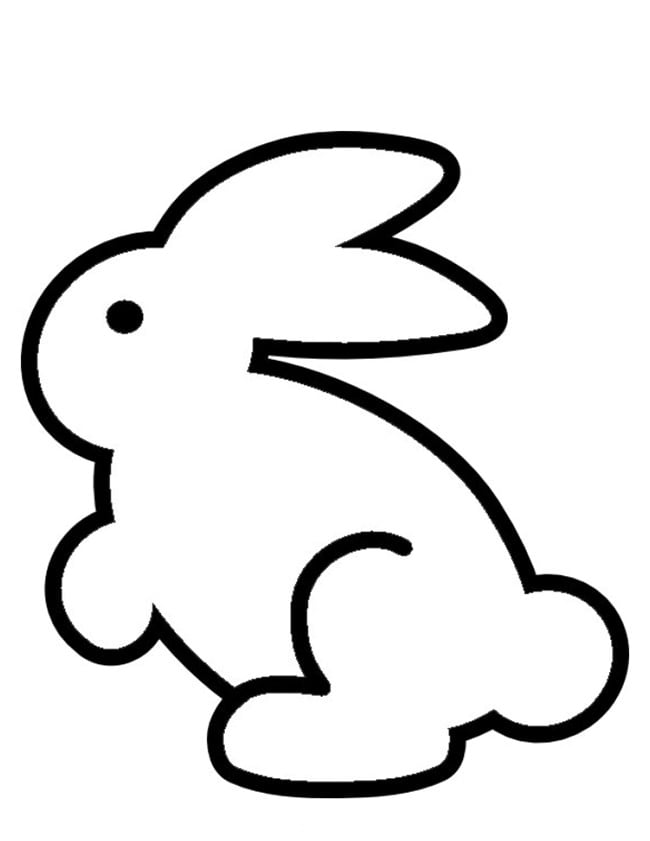 60+ Rabbit Shape Templates and Crafts & Colouring Pages Free