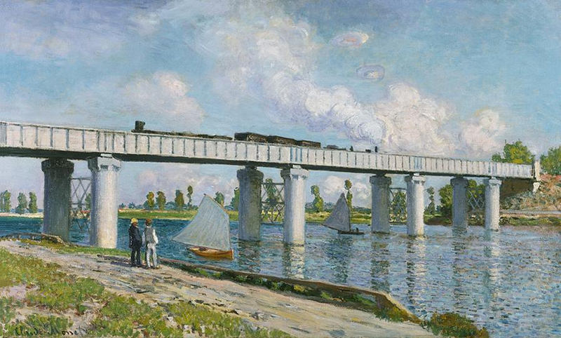 railway bridge at argenteuil