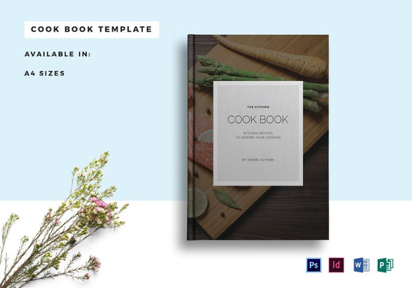 recipe cookbook catalog template