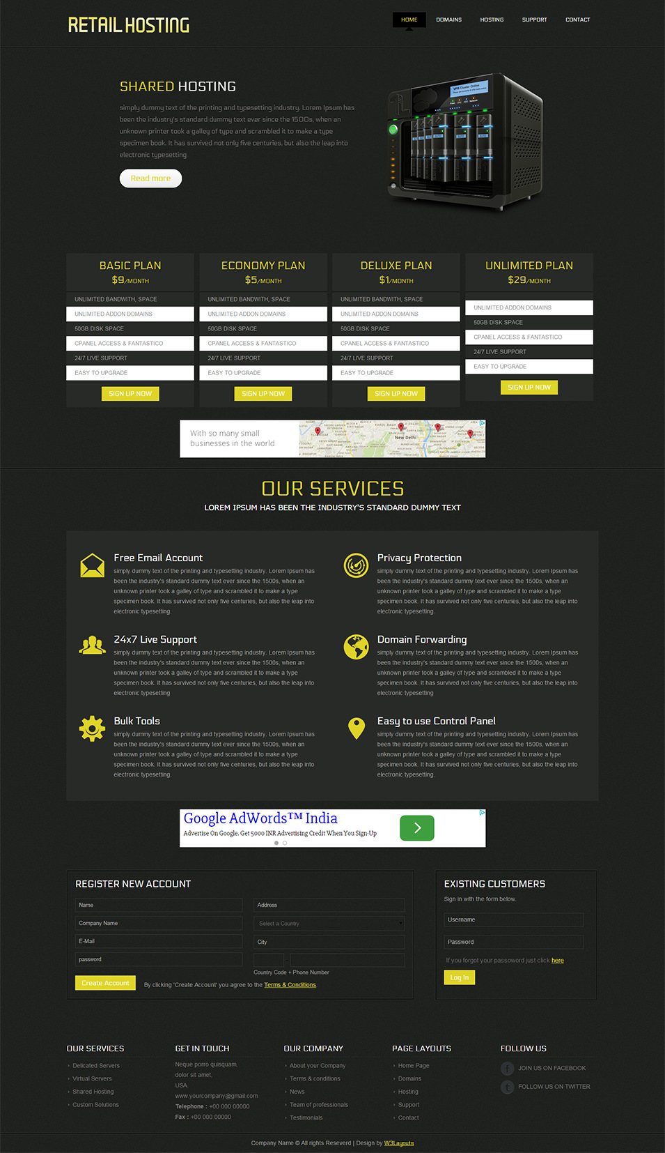 39 Best Web Hosting Website Templates & Themes