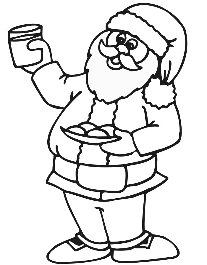 61 Best Santa Templates Shapes Crafts Colouring Pages Free 