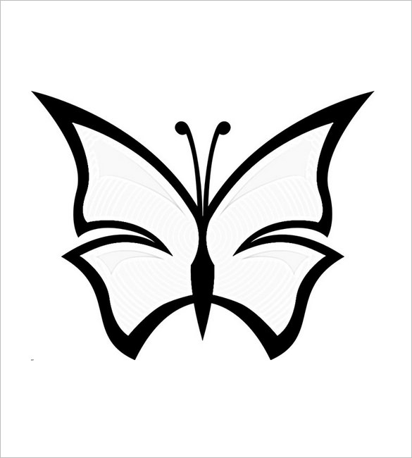 28 Butterfly Templates Printable Crafts Colouring Pages