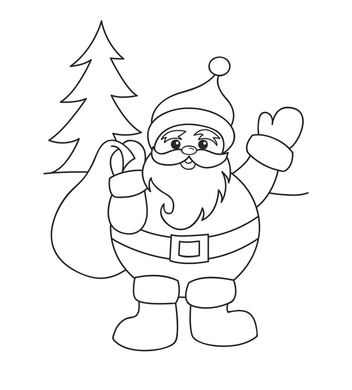 61-best-santa-templates-shapes-crafts-colouring-pages-free