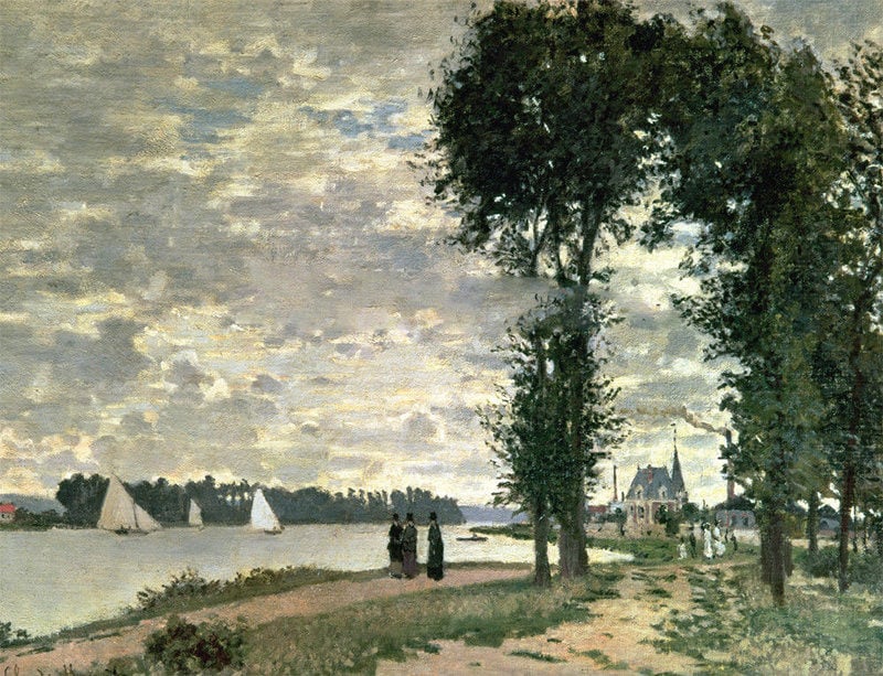 the banks of the seine