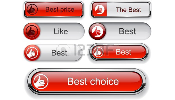 thumb up red web buttons