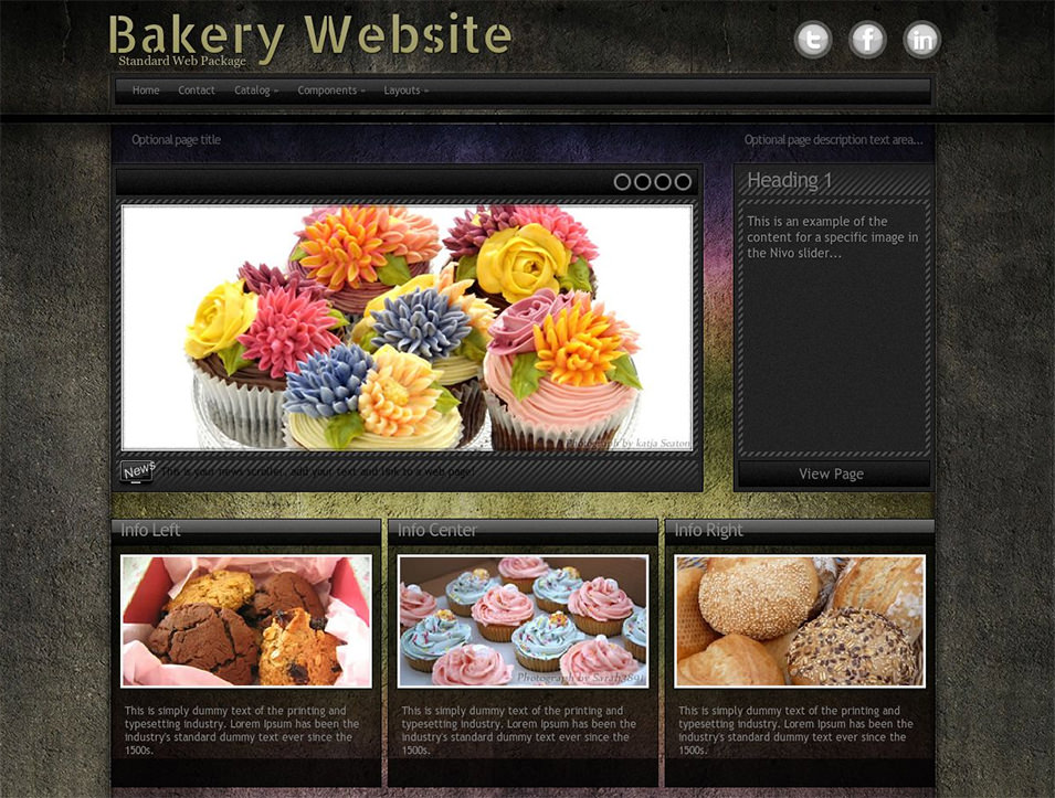 ultraviolet bakery wordpress theme