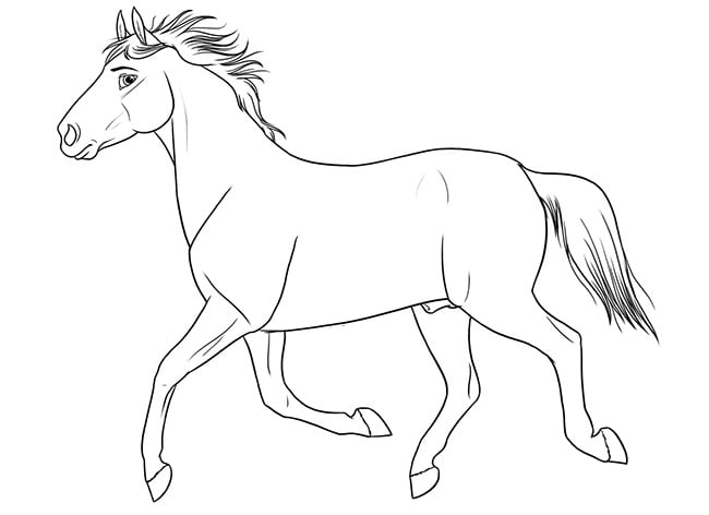 walking horse template