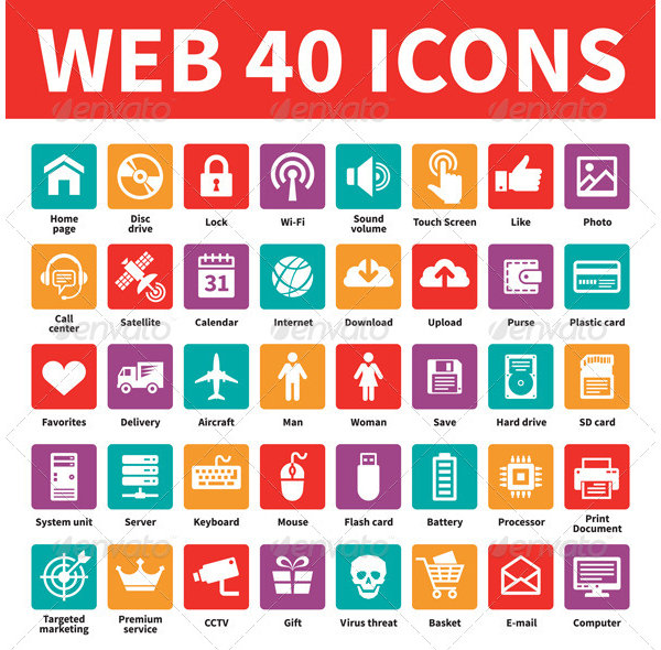 web-40-icons