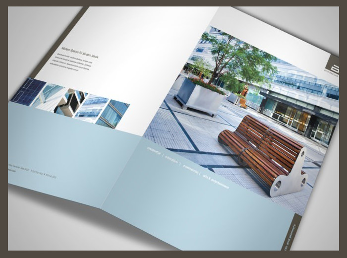 architect and design firm brochure template