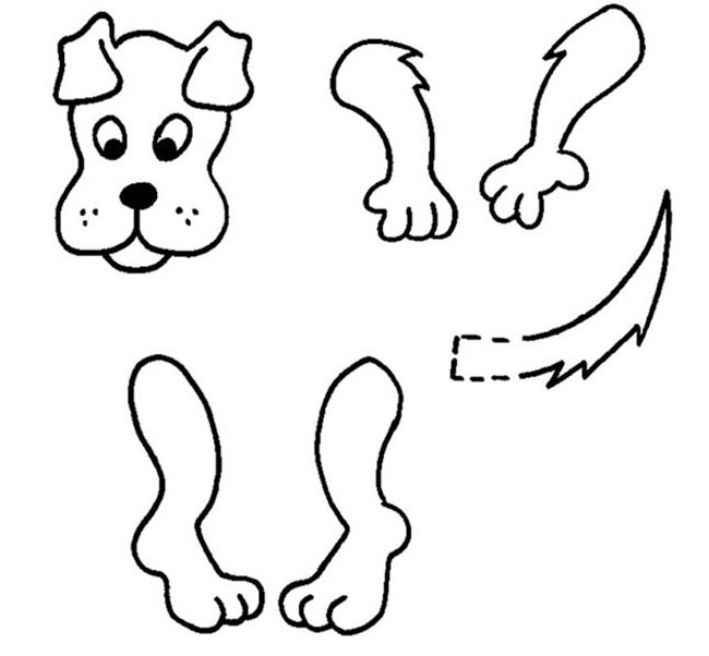 Cut Out Dog Template Printable