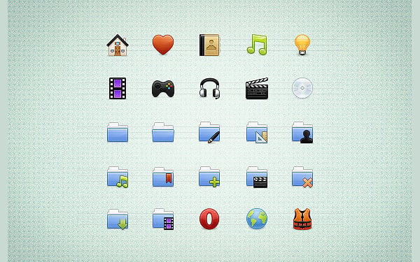 icon set for web apps