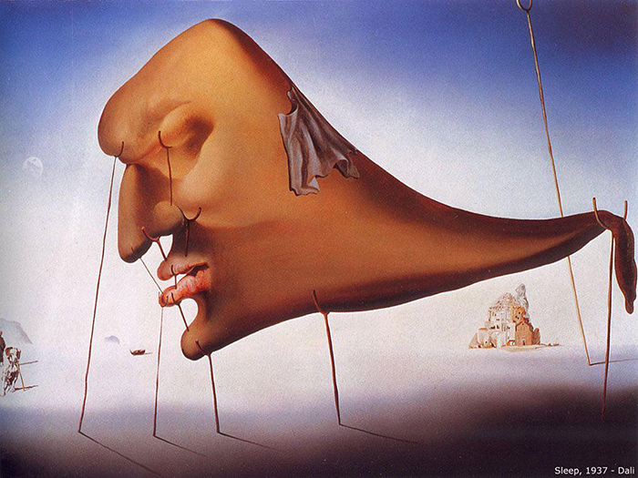 salvador dali abstract painting