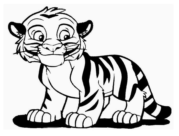 tiger template 22