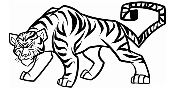 tiger template