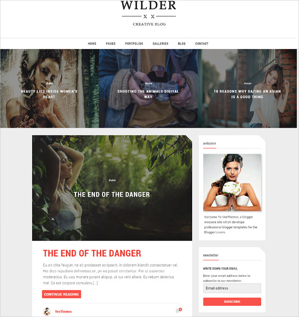 31+ Photography Blog Themes & Templates