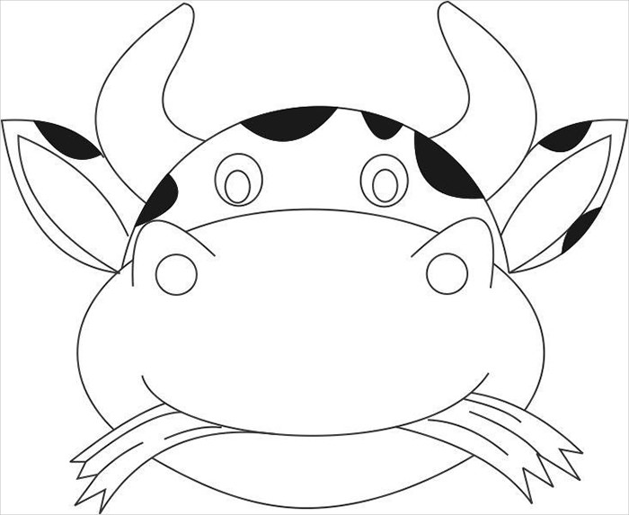 Giraffe Mask Coloring Page | Murderthestout