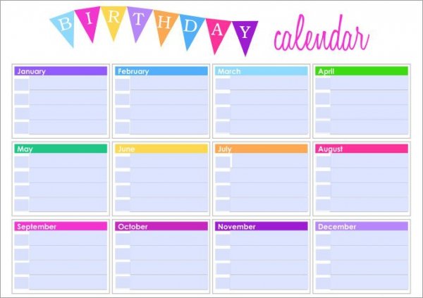 8 Best Images Of Office Birthday List Printable Printable Birthday 