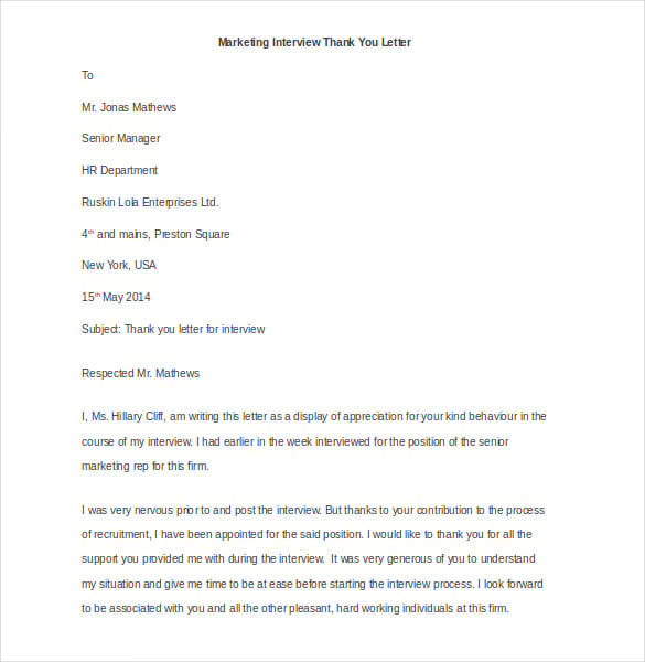 Marketing Letter Template 38 Free Word Excel Pdf Documents