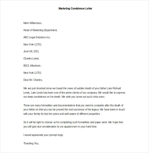 Marketing Letter Template - 38+ Free Word, Excel PDF Documents Download ...