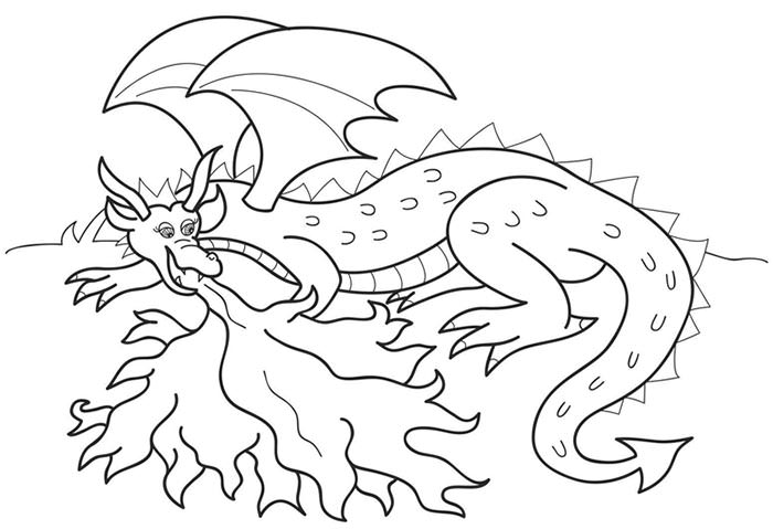 Dragon Template - Animal Templates