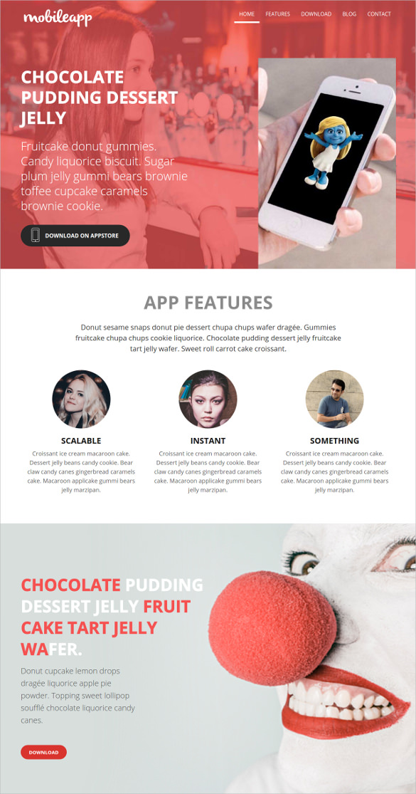 web application bootstrap template free
