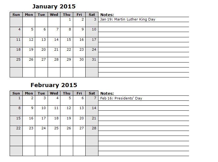 2015 monthly calendar potrait 12