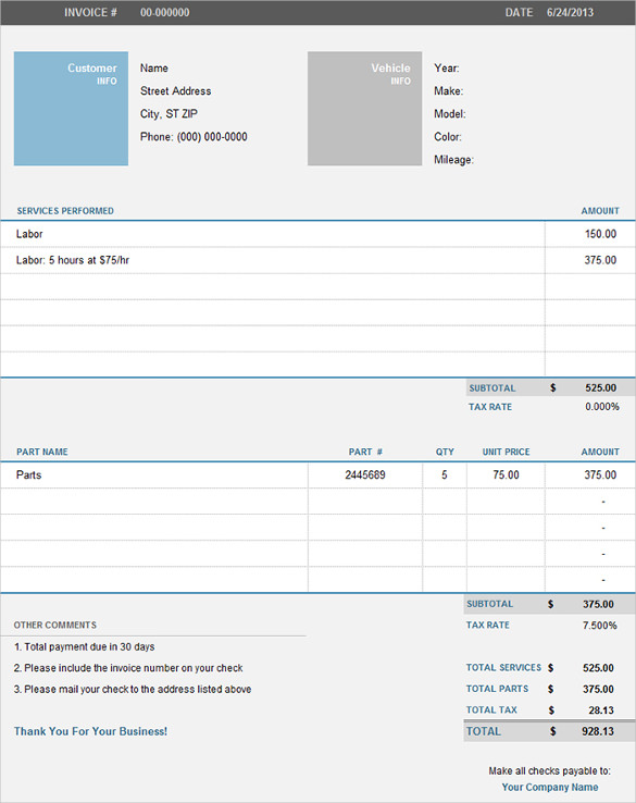 excel invoice template free download
 Excel Invoice Template - 31  Free Excel Documents Download | Free ...