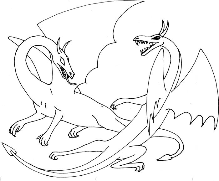 Dragon Template - Animal Templates