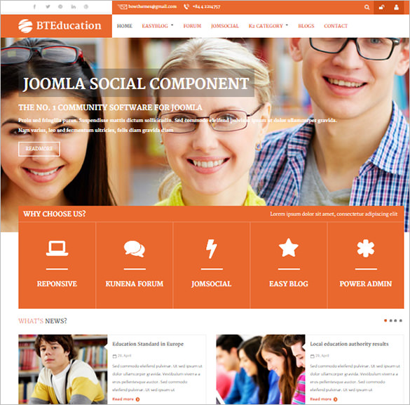 19+ Education Joomla Themes & Templates