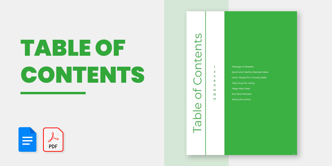 assignment index page format